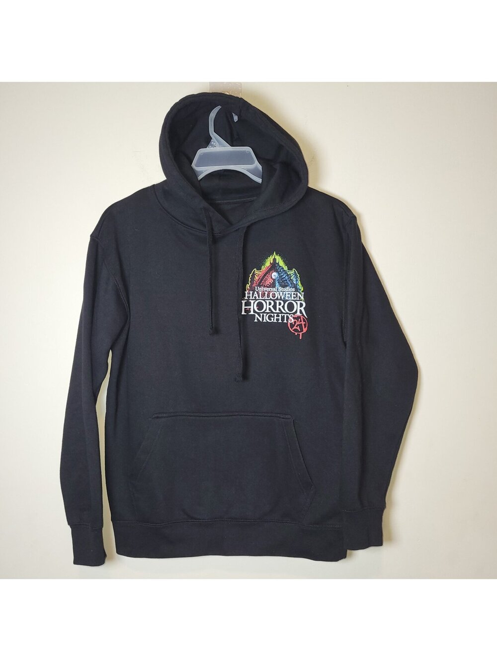 Universal Studios Halloween Horror Nights HHN 24 Black Pullover Hoodie Men's MD